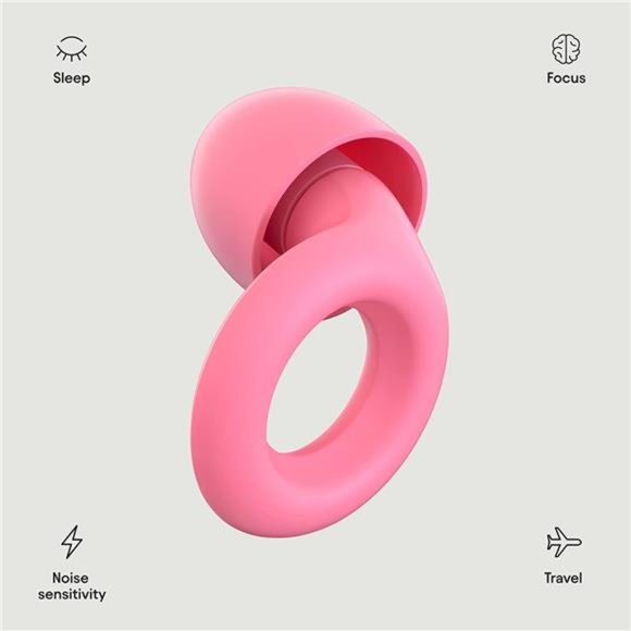 Loop Quiet Ear Plugs – Reusable Hearing Protection – 27dB Noise Cancelling - Picture 2 of 7